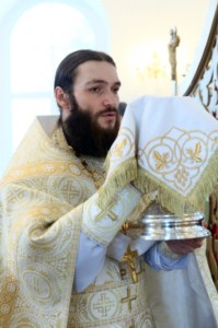 Божественная литургия в Спасо-Преображенском мужском монастыре Саратова