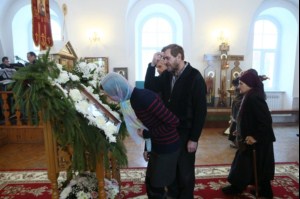 Божественная литургия в Спасо-Преображенском мужском монастыре Саратова