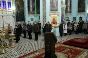 Всенощное бдение в Духосошественском кафедральном соборе Саратова