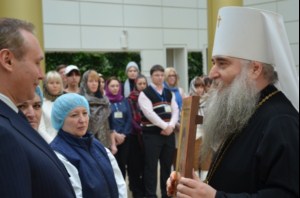 Митрополит Лонгин освятил мясокомбинат «Дубки»