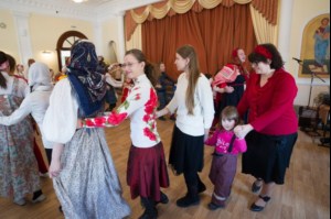 В воскресной школе Свято-Троицкого собора прошли «Русские народные посиделки»