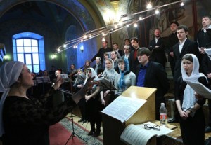 Всенощное бдение в Покровском храме Саратова