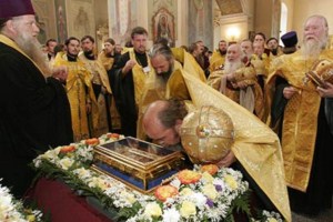 Прибытие десницы святого Пророка, Предтечи и Крестителя Господня Иоанна. Крестный ход. Саратов.