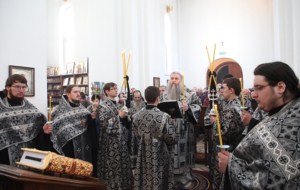 Пассия в храме во имя святого великомученика Георгия Победоносца г. Саратова