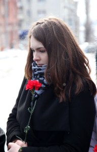 У мемориала погибшим воинам спецназа совершена панихида