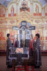 Пассия в храме в честь Рождества Христова г. Вольска