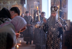 Пассия в храме в честь Рождества Христова г. Вольска