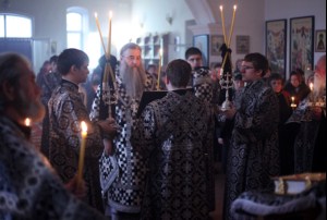 Пассия в храме в честь Рождества Христова г. Вольска
