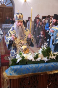 Всенощное бдение в Благовещенском храме г. Вольска