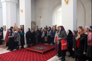 Утреннее богослужение и Литургия Преждеосвященных Даров в Свято-Алексиевском женском монастыре г. Саратова