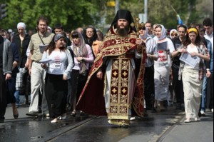В день памяти Георгия Победоносца прошел крестный ход