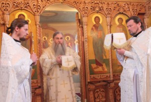 Божественная литургия в Спасо-Преображенском храме с. Пристанное Саратовского района