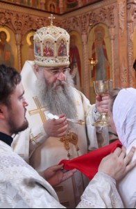 Божественная литургия в Спасо-Преображенском храме с. Пристанное Саратовского района