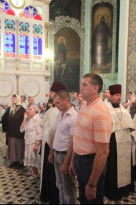 Всенощное бдение в Духосошественском кафедральном соборе г. Саратова