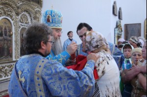 Встреча крестного хода в Вавилов Дол в г. Балаково