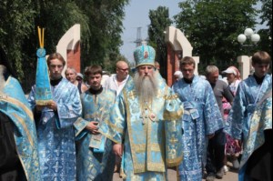 Встреча крестного хода в Вавилов Дол в г. Балаково