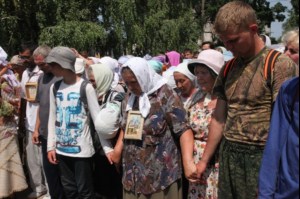 Встреча крестного хода в Вавилов Дол в г. Балаково