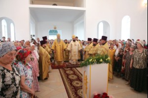 Божественная литургия в храме в честь Первоверховных апостолов Петра и Павла г. Красноармейск