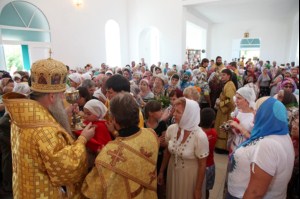 Божественная литургия в храме в честь Первоверховных апостолов Петра и Павла г. Красноармейск