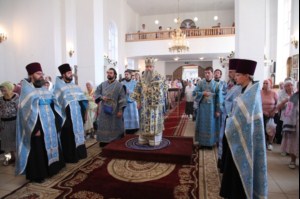 Всенощное бдение в Казанском храме г. Саратова