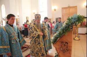Всенощное бдение в Казанском храме г. Саратова