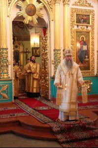 Всенощное бдение в Свято-Троицком соборе г. Саратова