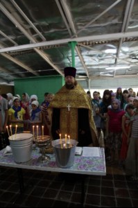 В православном лагере «Солнечный» прошел крестный ход