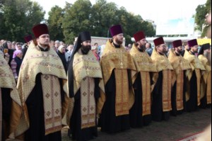 Божественная литургия в храме в честь иконы Божией Матери «Утоли моя печали» г. Саратова