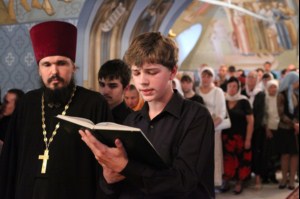 Всенощное бдение в Свято-Троицком соборе г. Саратова