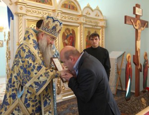 Божественная литургия в храме Рождества Пресвятой Богородицы с. Ершовка Аткарского района