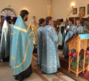 Всенощное бдение в Благовещенском храме г. Вольска