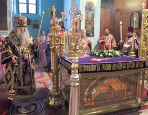 Всенощное бдение в Духосошественском соборе г. Саратова