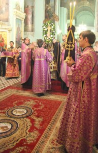 Всенощное бдение в Духосошественском соборе г. Саратова