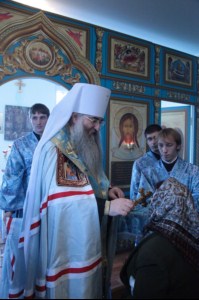 Малое освящение храма в честь Успения Божией Матери в селе Синенькие