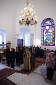 Всенощное бдение на Архиерейском подворье – в храме в честь иконы Божией Матери «Утоли моя печали» г. Саратова