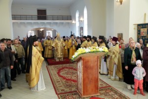 Великое освящение храма Свято-Никольского мужского монастыря г.Саратова