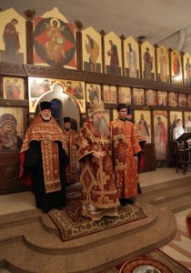 Всенощное бдение в Благовещенском храме г. Вольска