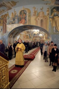 Всенощное бдение в Свято-Троицком соборе г. Саратова