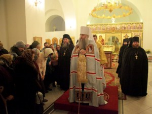 Всенощное бдение в Свято-Никольском мужском монастыре г.Саратова