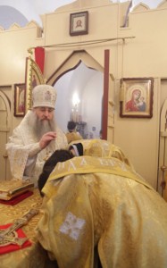 Божественная литургия в храме во имя святителя Луки Крымского
