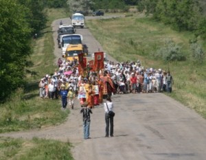 Крестный ход к часовне во имя великомученицы Параскевы