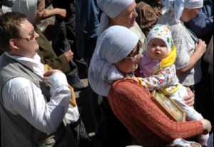 Начало крестного хода в Вавилов Дол