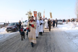 Празднование Крещения Господня в селе Пристанное