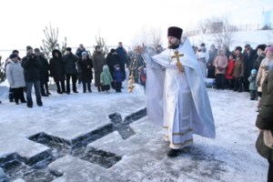Празднование Крещения Господня в селе Пристанное
