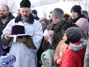 Празднование Крещения Господня в селе Пристанное