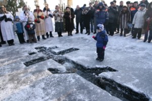 Празднование Крещения Господня в селе Пристанное
