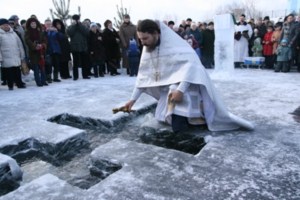 Празднование Крещения Господня в селе Пристанное