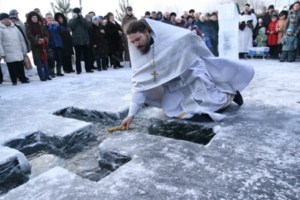 Празднование Крещения Господня в селе Пристанное