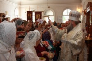 Престольный праздник в Спасо-Преображенском храме города Балашова