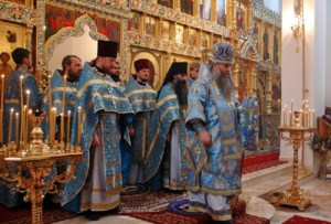 В Саратовскую епархию прибыли святыни Свято-Введенского Толгского монастыря